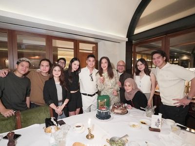 Foto Maia Estianty & Calon Mantu di Ultah Al Ghazali, Good Looking Semua