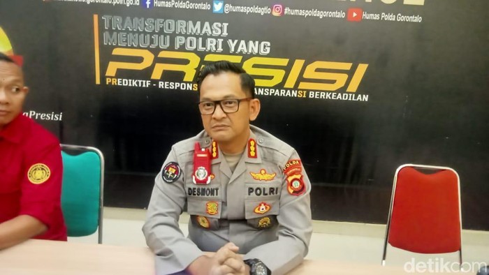 Kombes Desmont Harjendra Kabid Humas Polda Gorontalo Komisaris Besar Desmont Harjendra.