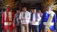 Momen Ridwan Kamil Temui Fauzi Bowo di Setu Babakan