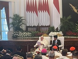 Pidato di Istana, Paus Fransiskus Bahas Kerukunan, Kemajemukan, dan Perdamaian