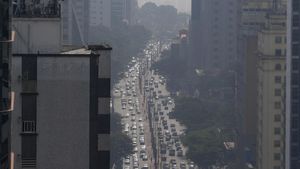 Penampakan Sao Paulo Brasil Dikepung Asap Beracun