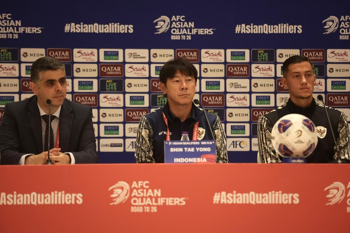Konferensi pers menjelang laga Arab Saudi vs Indonesia di Kualifikasi Piala Dunia 2026 zona Asia