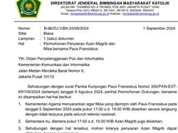 Pemuda Muhammadiyah Dukung Imbauan soal Running Text Azan Saat Misa Paus