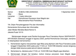 Pemuda Muhammadiyah Dukung Imbauan soal Running Text Azan Saat Misa Paus