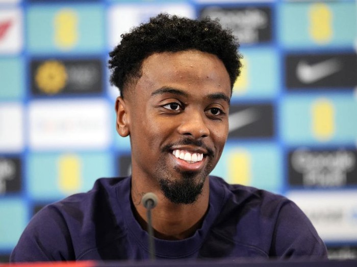 England's Angel Gomes during a press conference at St George's Park, Burton upon Trent. Picture date: Wednesday September 4, 2024. (Photo by Nick Potts/PA Images via Getty Images)