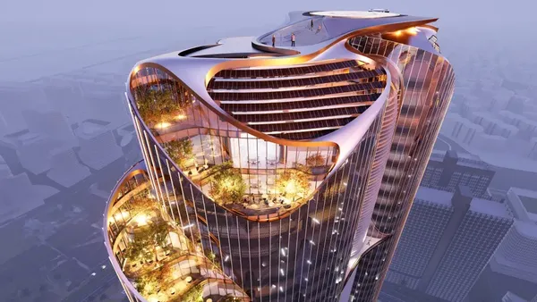 Wujud Gedung Hidrogen di Ibu Kota Baru Mesir, Tertinggi di Afrika