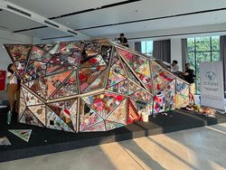 Ini Karya Seni Instalasi Buatan Scholas Occurentes Buat Paus Fransiskus