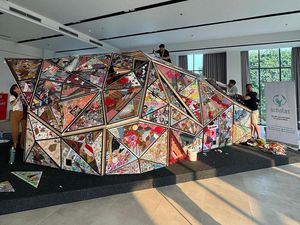 Ini Karya Seni Instalasi Buatan Scholas Occurentes Buat Paus Fransiskus Ini Karya Seni Instalasi Buatan Scholas Occurentes Buat Paus Fransiskus