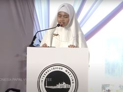 Kayla Nur Syahwa, Hafizah Tunanetra yang Baca Al-Quran di Depan Paus Fransiskus