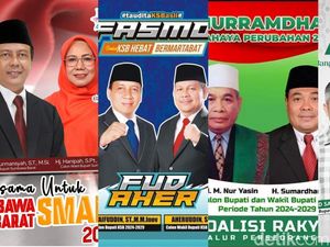 Survei Median Pilbup Sumbawa Barat: Amar-Nani Unggul Disusul Fud-Aher Survei Median Pilbup Sumbawa Barat: Amar-Nani Unggul Disusul Fud-Aher