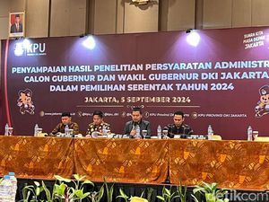 KPUD Minta 3 Bakal Cagub-Cawagub Jakarta Perbaiki Syarat Administrasi