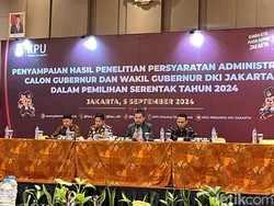 KPUD Minta 3 Bakal Cagub-Cawagub Jakarta Perbaiki Syarat Administrasi