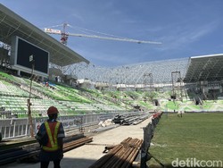 Percepat Perampungan Venue Penutupan PON XXI, Muhadjir: Dikerjakan 24 Jam