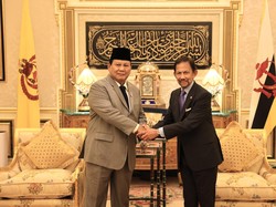 Prabowo Bertemu Sultan Brunei, Bahas Pengembangan Sistem Pertahanan