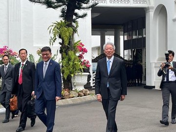 Jokowi Terima Kunjungan Senior Minister Singapura Teo Chee Heand di Istana