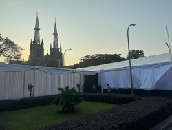 Situasi Istiqlal Jelang Paus Fransiskus Dialog Bareng Tokoh Lintas Agama