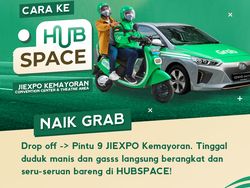 Nyamannya Pergi ke Hub Space Naik Grab, Ada War Voucher Spesial Lho!