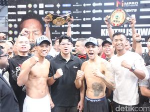 Timbang Badan Daud Yordan vs Carrizo Rampung, Penuhi Ambang Batas Timbang Badan Daud Yordan vs Carrizo Rampung, Penuhi Ambang Batas