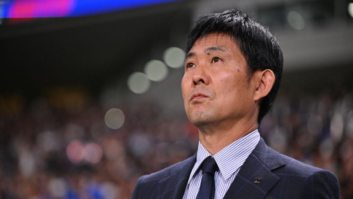 Hajime Moriyasu. Foto: Getty Images/Kenta Harada