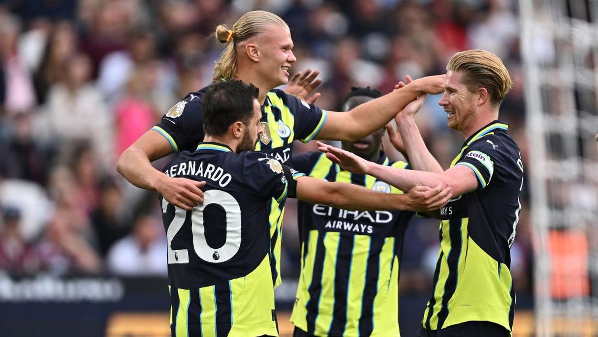 Skuad Man City minim ego meski diperkuat banyak pemain bintang (Getty Images/Sebastian Frej/MB Media)
