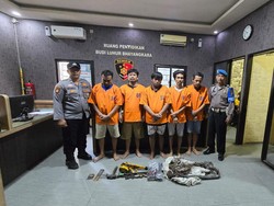 6 Pencuri Kabel di Kalianak Surabaya Digulung, 1 Pelaku Masih Anak