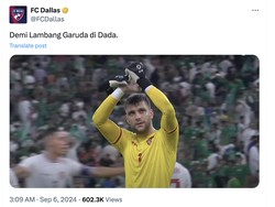 Akun FC Dallas Terus Bahas Paes, Netizen: Orang Indonesia, Min?