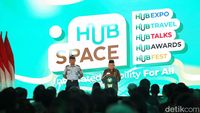 Momen Wapres Maruf Amin Buka Hub Space 2024