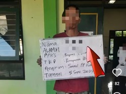 Alasan Manusia Silver yang Minta Ditangkap karena Kangen Istri Datang ke Jogja