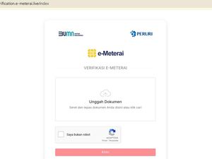 Cara Cek Keaslian E-Meterai di https://verification.e-meterai.live dan Link Lain Cara Cek Keaslian E-Meterai di https://verification.e-meterai.live dan Link Lain