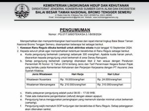 Wisata Ranu Regulo Dibuka 10 September 2024, Kemping Yuk!