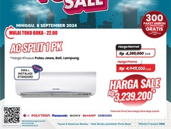 Beli AC Hemat Jutaan Rupiah di Transmart Full Day Sale!