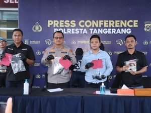 Polisi Tangkap Duo Maling Motor Bersenjata Api di Tangerang