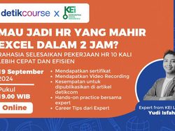 Kelas Excel Bersertifikat untuk Employee Training & Development detikcourse