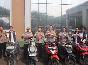 Satpam Otaki Curanmor di Tangerang, 16 Motor hingga Senpi Rakitan Disita
