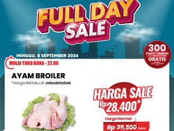 Beli Daging Ayam Broiler di Transmart Full Day Sale, Cuma Rp 28 Ribuan