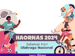40+ Twibbon Hari Olahraga Nasional (Haornas) 2024 yang Unik dan Keren 40+ Twibbon Hari Olahraga Nasional (Haornas) 2024 yang Unik dan Keren