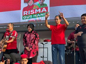 Senam SICITA, PDIP Surabaya Gaungkan Risma-Gus Hans dan Eri-Armuji Senam SICITA, PDIP Surabaya Gaungkan Risma-Gus Hans dan Eri-Armuji