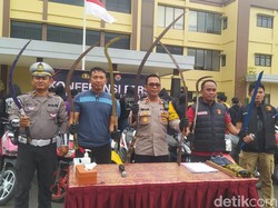 35 Remaja Hendak Tawuran di Magelang Diciduk, Barang Bukti 9 Sajam