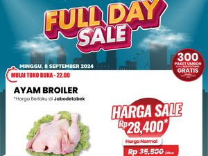 Murah Banget, Ayam Broiler di Transmart Full Day Sale Cuma Rp 28 Ribuan