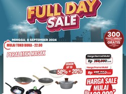 Merapat! Peralatan Masak Promo Jadi Rp 100 Ribuan di Transmart Full Day Sale