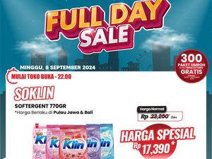 Banjir Diskon di Transmart Full Day Sale, Aneka Detergen Mulai dari Rp 12 Ribuan