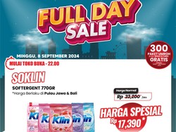 Banjir Diskon di Transmart Full Day Sale, Aneka Detergen Mulai dari Rp 12 Ribuan