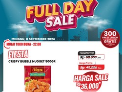Transmart Full Day Sale, Produk Nugget Diobral Jadi Rp 36 Ribu Saja