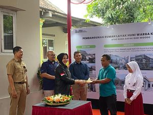 Bupati Klaten Resmikan RLH, Penerima Bantuan Tak Lagi Tinggal di Gedek
