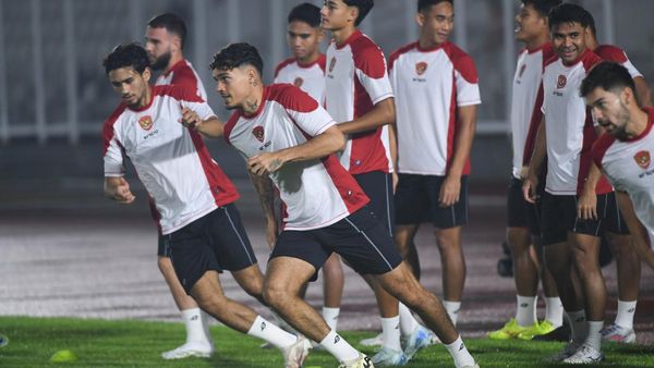 Intip Latihan Timnas Indonesia Jelang Lawan Australia
