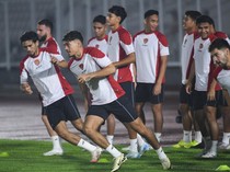 Intip Latihan Timnas Indonesia Jelang Lawan Australia