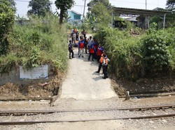 Marak Kecelakaan, KAI Tutup Perlintasan Liar di Sukabumi-Bogor