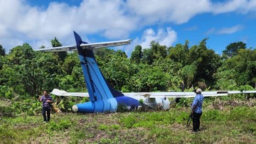 Pesawat Trigana Air Tergelincir di Papua Keluar Landasan Sejauh 1,2 Km