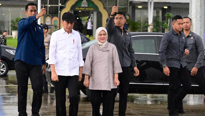 Presiden Jokowi dan Iriana melanjutkan kunjungan kerja ke Aceh.