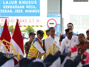 Presiden Jokowi Resmikan Jalan Tol Sigli-Banda Aceh